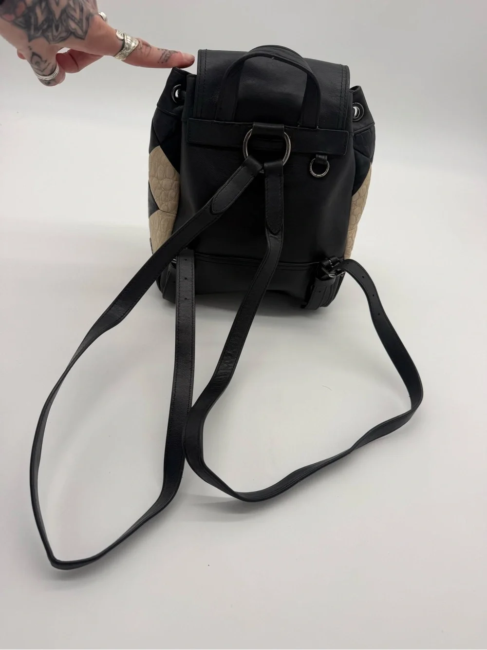 Coach Patchwork Leather Backpack